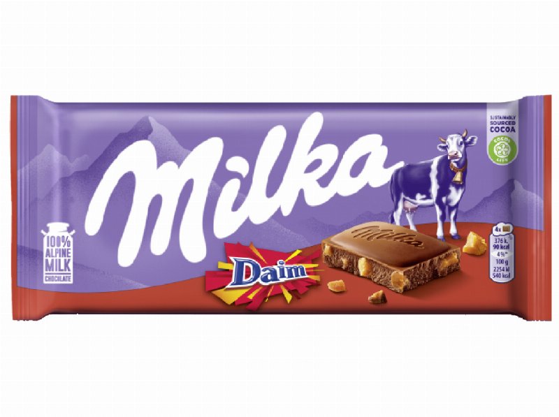 Chocolate Milka Leite Daim 100 g