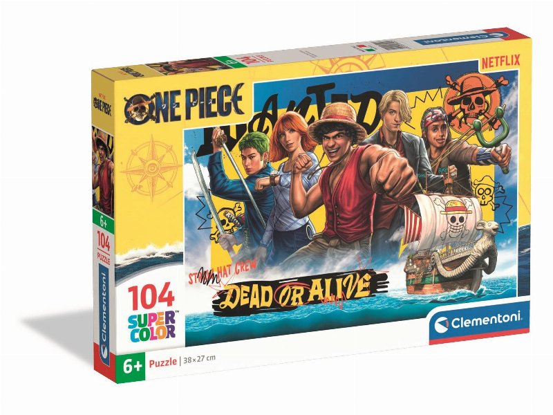 Puzzle One Piece Netflix Clementoni 104 Peças