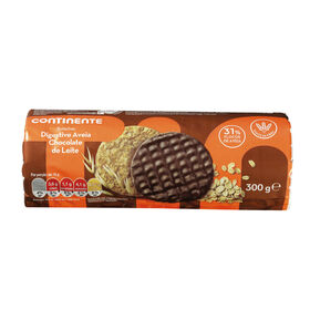 Bolachas Digestivas De Aveia Com Chocolate Continente 300 gr