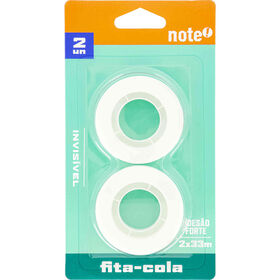 Conjunto 2 Fita Colas Invisível 19Mm X 33M Note!