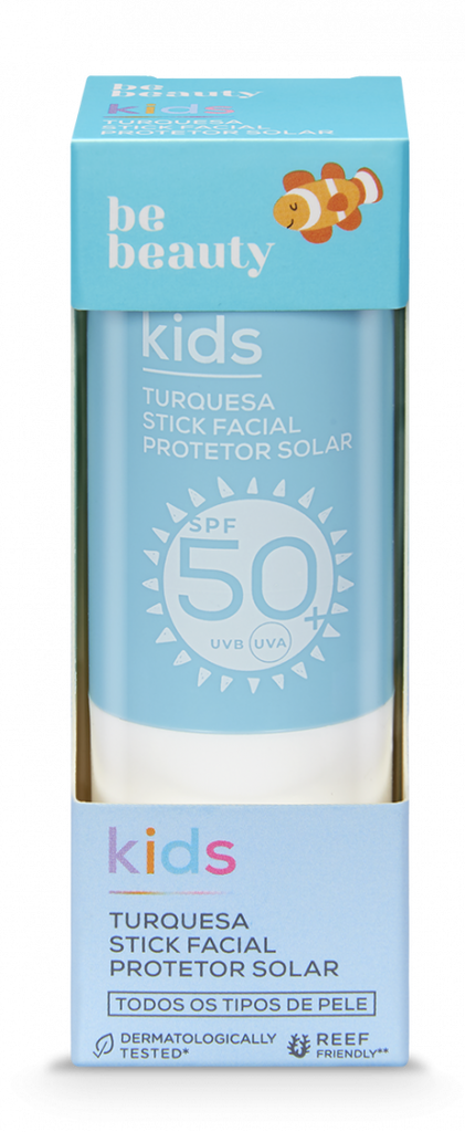 Protetor Solar Stick Turquesa Spf50+ Be Beauty 1Un