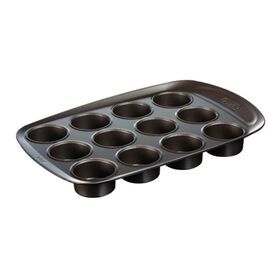 Forma 12 Muffins Metal 38X25Cm Castanho Asimetria Pyrex