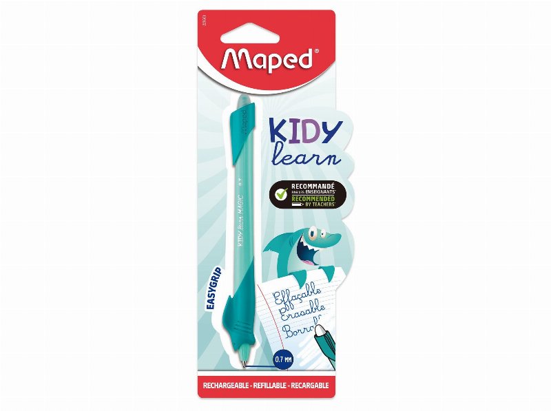 Caneta Apagável Maped Kidy Learn Shark Azul