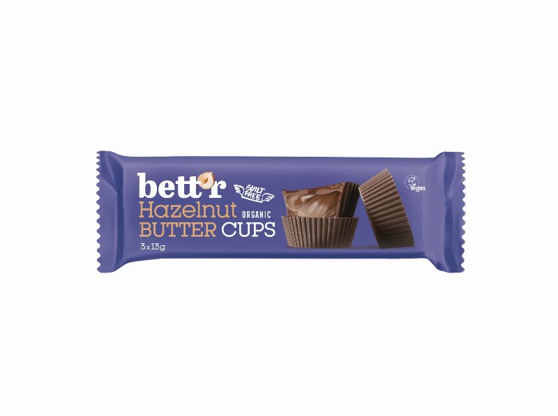Snack Chocolate Bett'r Recheio Avelã 39 g