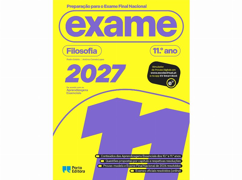 Livro Preparação Para O Exame Filosofia - 11º Ano