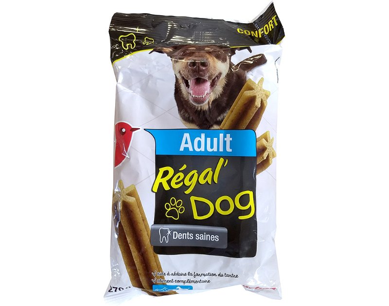 Snacks Para Cão Auchan Porte Grande Adulto Régal' Dog Dental 270 g