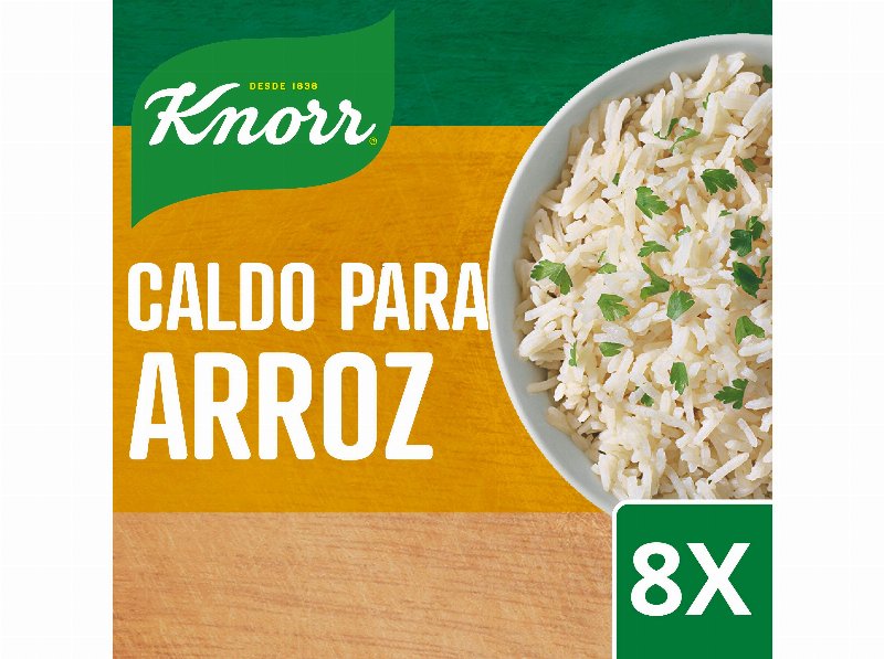 Caldo Knorr Para Arroz 8 Cubos 80 g