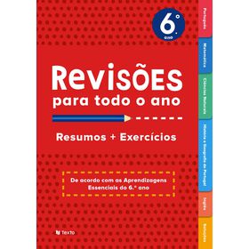Revisões Para Todo O Ano Multidisciplinar - 6.º Ano
