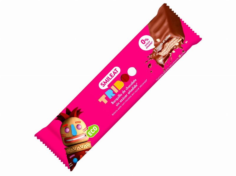 Bolacha Wafer Smileat Cobertura Chocolate Bio 40 g