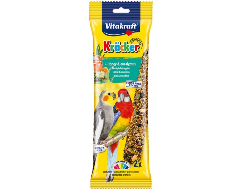 Barritas Para Papagaio Vitakraft Australian Mel Pack 2 Unidades