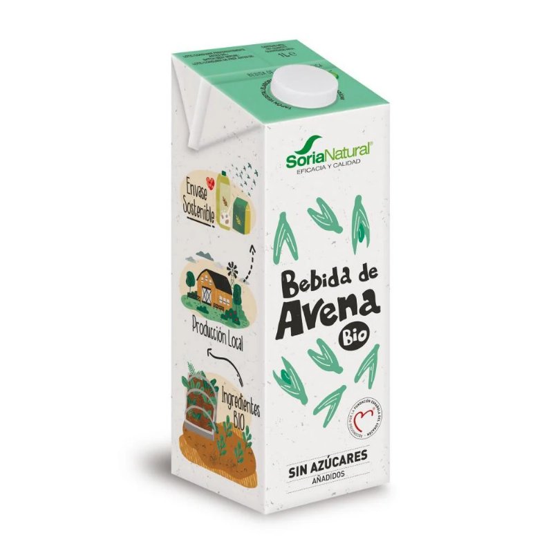 Bebida De Aveia Bio Soria Natural 1Lit