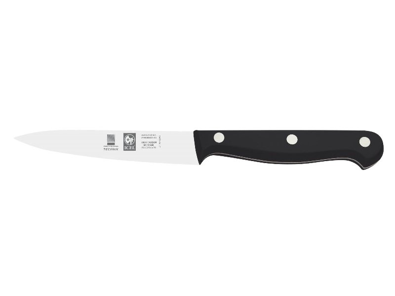 Faca Cozinha Icel Baquelite Preto 10Cm