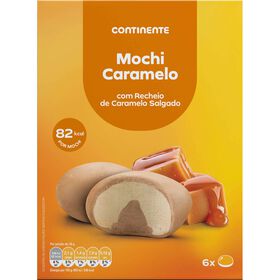 Gelado Mochi Caramelo Com Recheio Caramelo Salgado Continente 6 Un