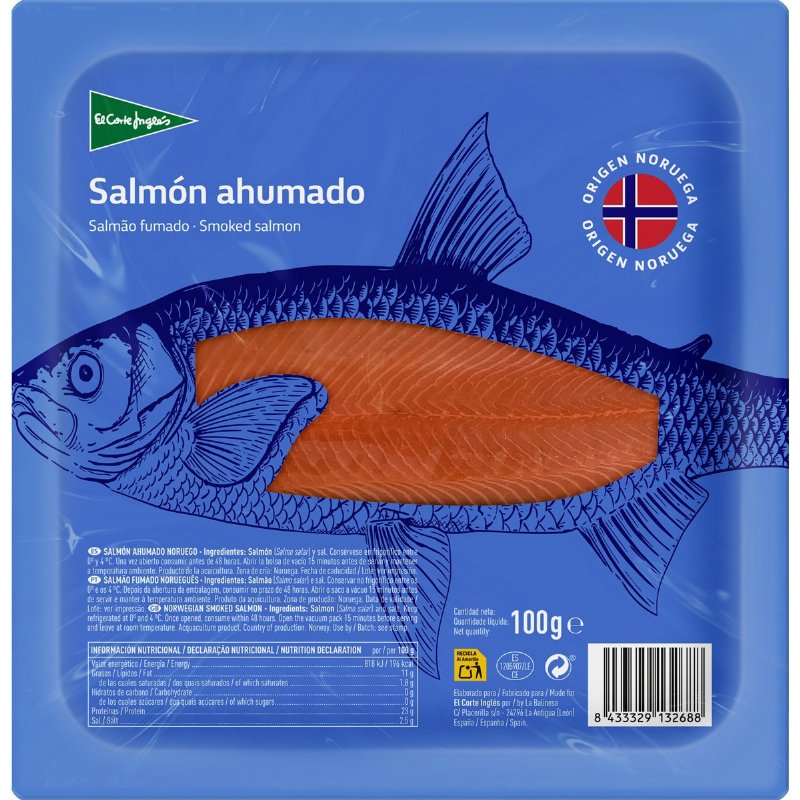 Salmão Fumado Norueguês 100 g
