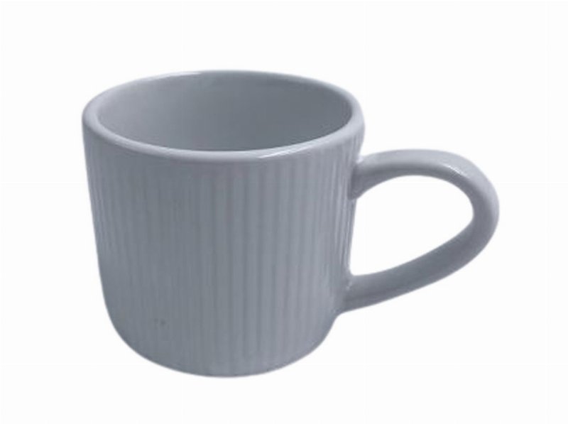 Chávena Porcelana Actuel Branco Stries 10 cl