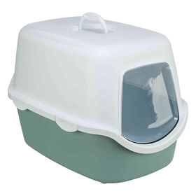 Caixa De Areia Para Gato Vico Verde E Branco Trixie 1 Un