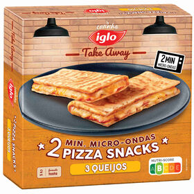 Pizza Snacks 3 Queijos Iglo Take Away 250 gr (2 Un)