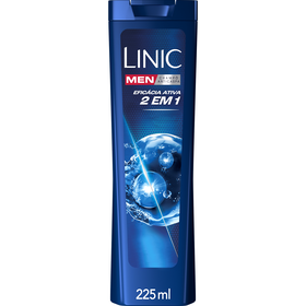 Champô Anticaspa Eficácia Ativa 2 Em 1 Linic 225 ml