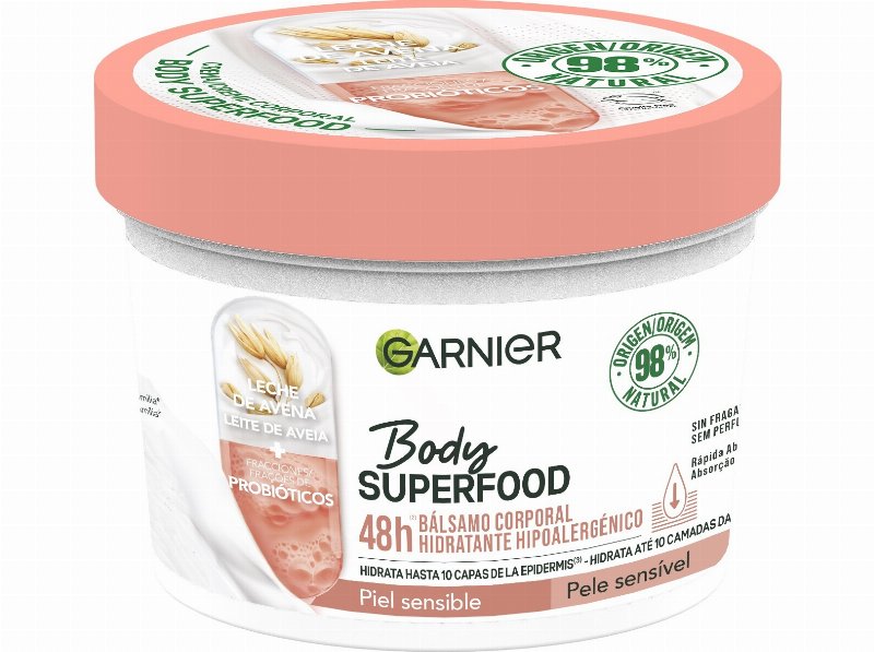 Creme Corpo Garnier Body Superfood Aveia 380 ml