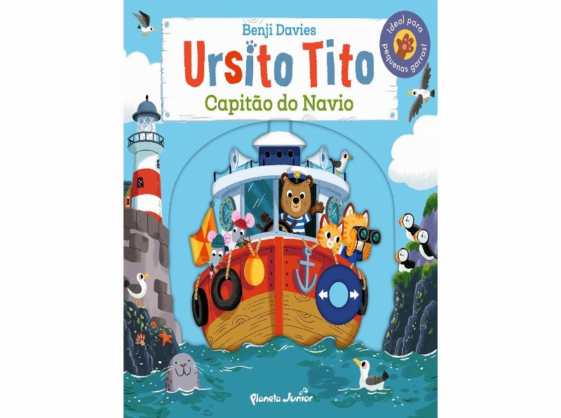 Livro Ursito Tito - Capitão Do Navio De Benji Davies