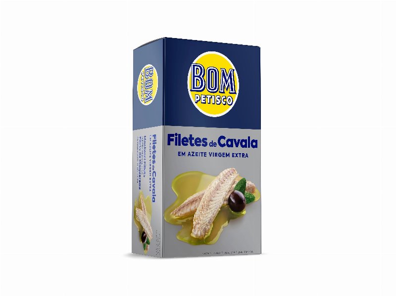 Filete Cavala Bom Petisco Azeite Virgem Extra 120(78)G
