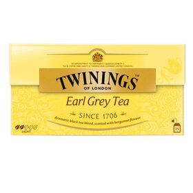 Chá Earl Grey Saquetas Twinings 25 Un