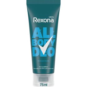 Desodorizante Creme Ocean Rush Todo O Corpo Rexona Men 75 ml