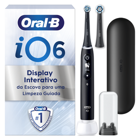 Escova De Dentes Elétrica Io6 Preta Oral-B 1 Un