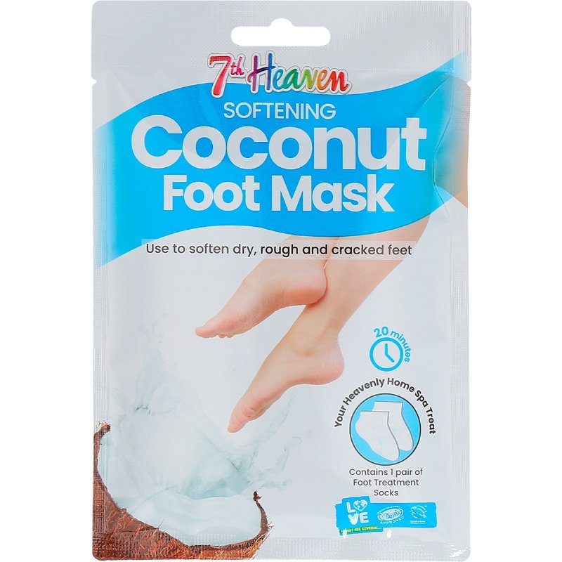 Máscara De Coco Para Pés 2 unidades