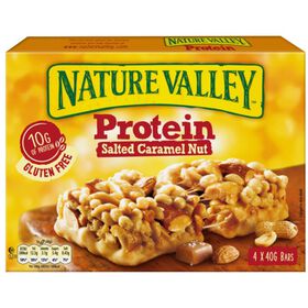 Barras Proteicas De Frutos Secos Com Caramelo Salgado Sem Glúten Nature Valley 160 gr (4 Un)