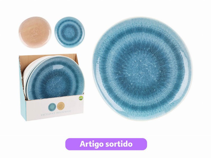 Prato Melamina Eh Ø26Cm Cores Sortidas