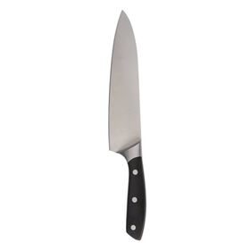 Faca Cozinheiro 20,5Cm Cabo Plástico Preto Elite Chef Kasa