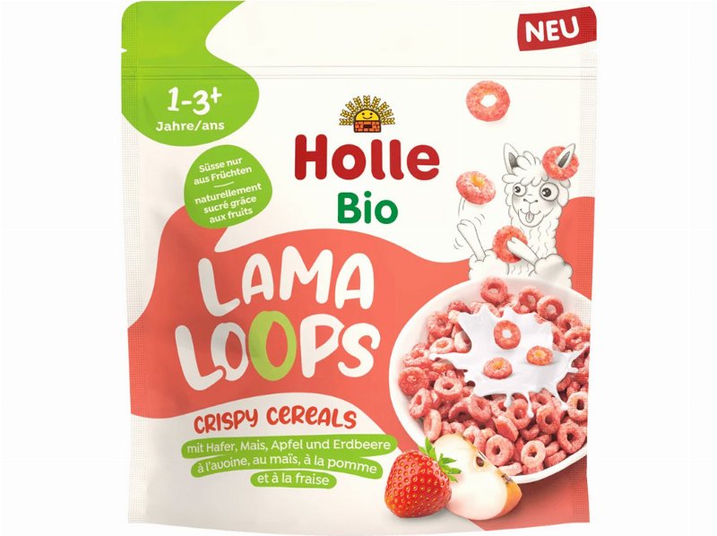 Cereais Bio Holle Lama Loops 125 g