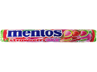 Drops Mentos Stick Morango Mix 38 g