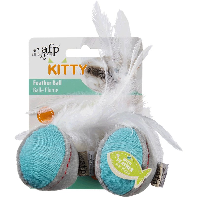 Brinquedo Para Gato Bola De Penas