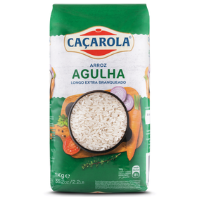 Arroz Agulha Extra Longo Caçarola 1 kg