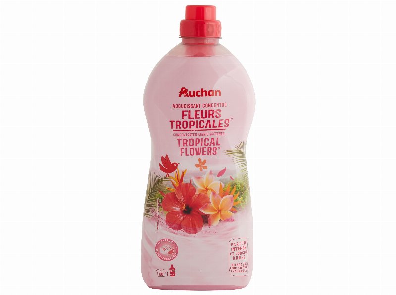 Amaciador Concentrado Auchan Flores Tropicais 60 Doses