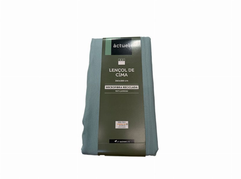 Lençol Individual Azul Actuel Poli Rec 260*280