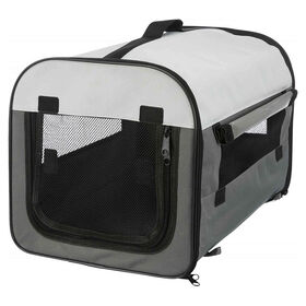 Transportadora Para Cão Tecido Azul Nylon Tcamp 32X32X37 Cm Trixie 1 Un