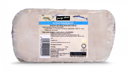 Posta De Pescada Do Chile Congelada Nossa Peixaria 0.35Kg