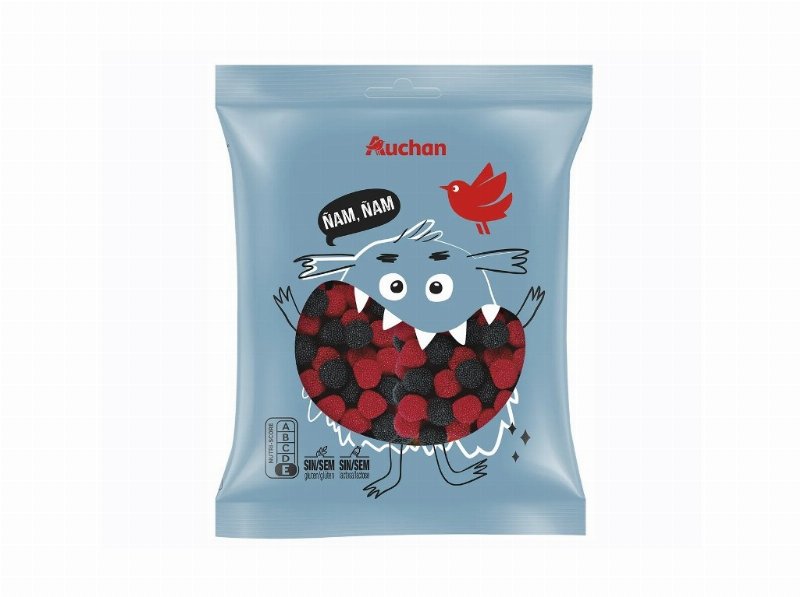 Gomas Auchan Sem Glúten Amoras 200 g