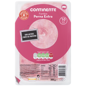 Fiambre Da Perna Extra Fatiado Continente 200 gr
