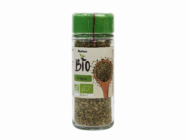 Oregãos Auchan Bio Em Folha Frasco 10 g