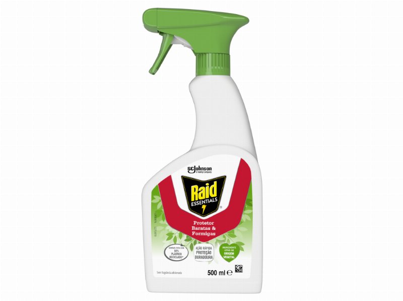 Insecticida Rastejantes Raid Essentials Spray 500 ml