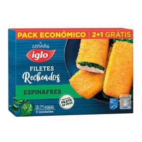 Filetes Recheados Espinafres Iglo 300 gr (3 Un)