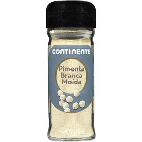 Pimenta Branca Moída Em Frasco Continente 43 gr