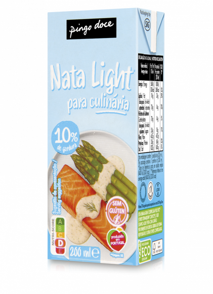 Natas Uht Light Para Culinária Pingo Doce 0.2L