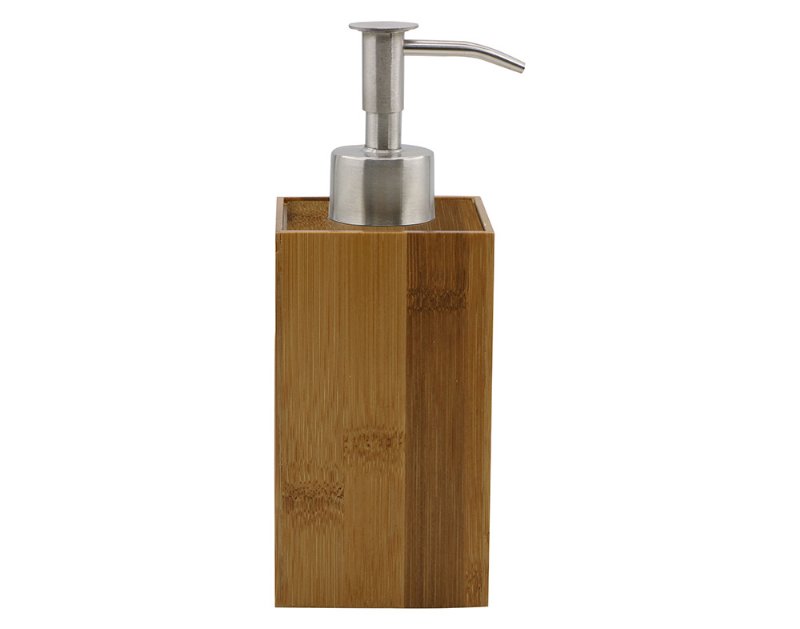Doseador Bamboo Actuel Inox E Natural 7.5X18Cm