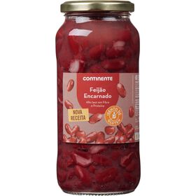 Feijão Encarnado Cozido Continente 540 gr (Peso Escorrido 400 gr)