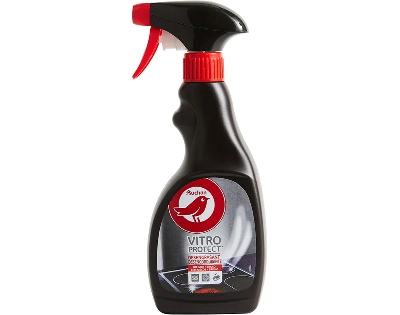 Spray Desengordurante Auchan Placas Vitrocerâmicas E Indução 500 ml